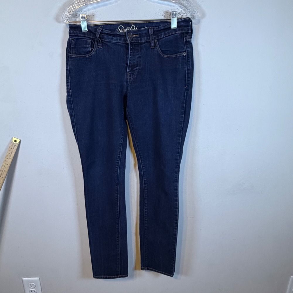 Old Navy Womens Sweetheart Skinny Jeans Dark Rinse Blue Size 4 Regular